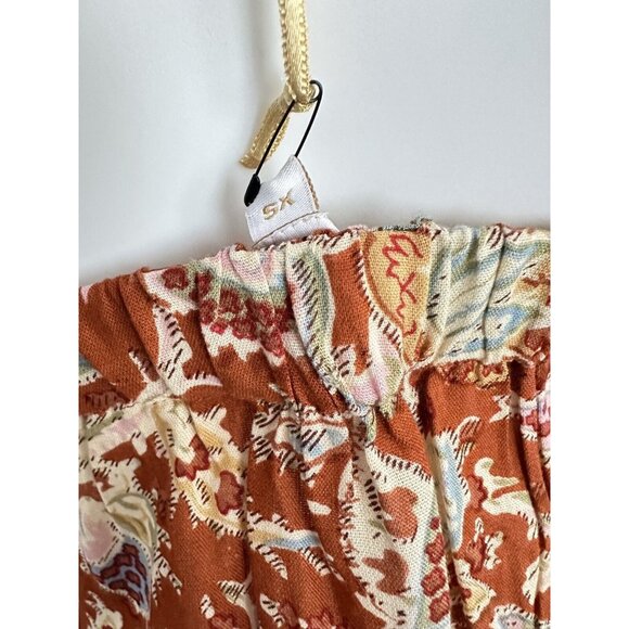 HOUSE OF HARLOW 1960 Tiered Smocked Back  Cottage Boho Maxi Dress  XS NEW - Picture 8 of 10